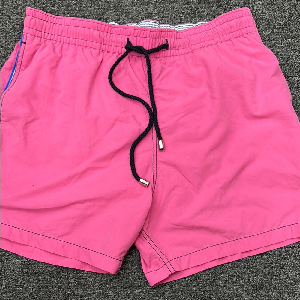 Vibrant Pink Men's Swim Trunks